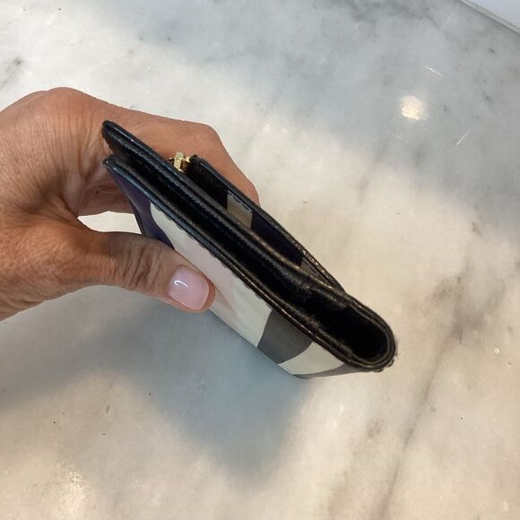 Kate Spade Shore Street Stacy Cruise Color Block Large Slim Bifold Wallet - Picture 9 of 14